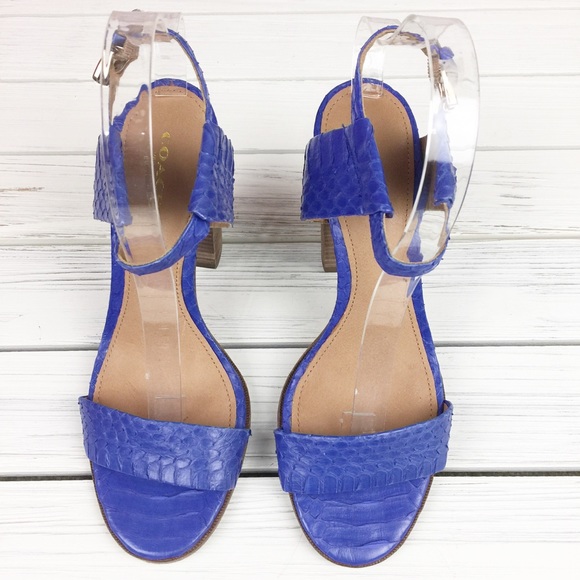 Coach Lexey Ankle Strap Block Heels Sandals - Picture 2 of 8